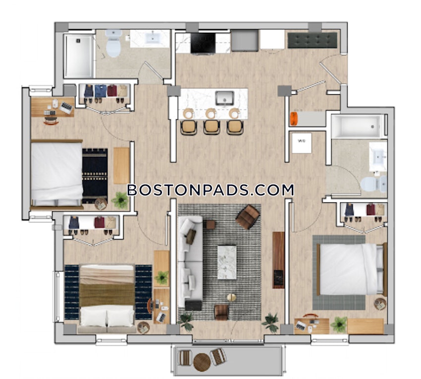 BOSTON - SOUTH END - 3 Beds, 2 Baths - Image 2