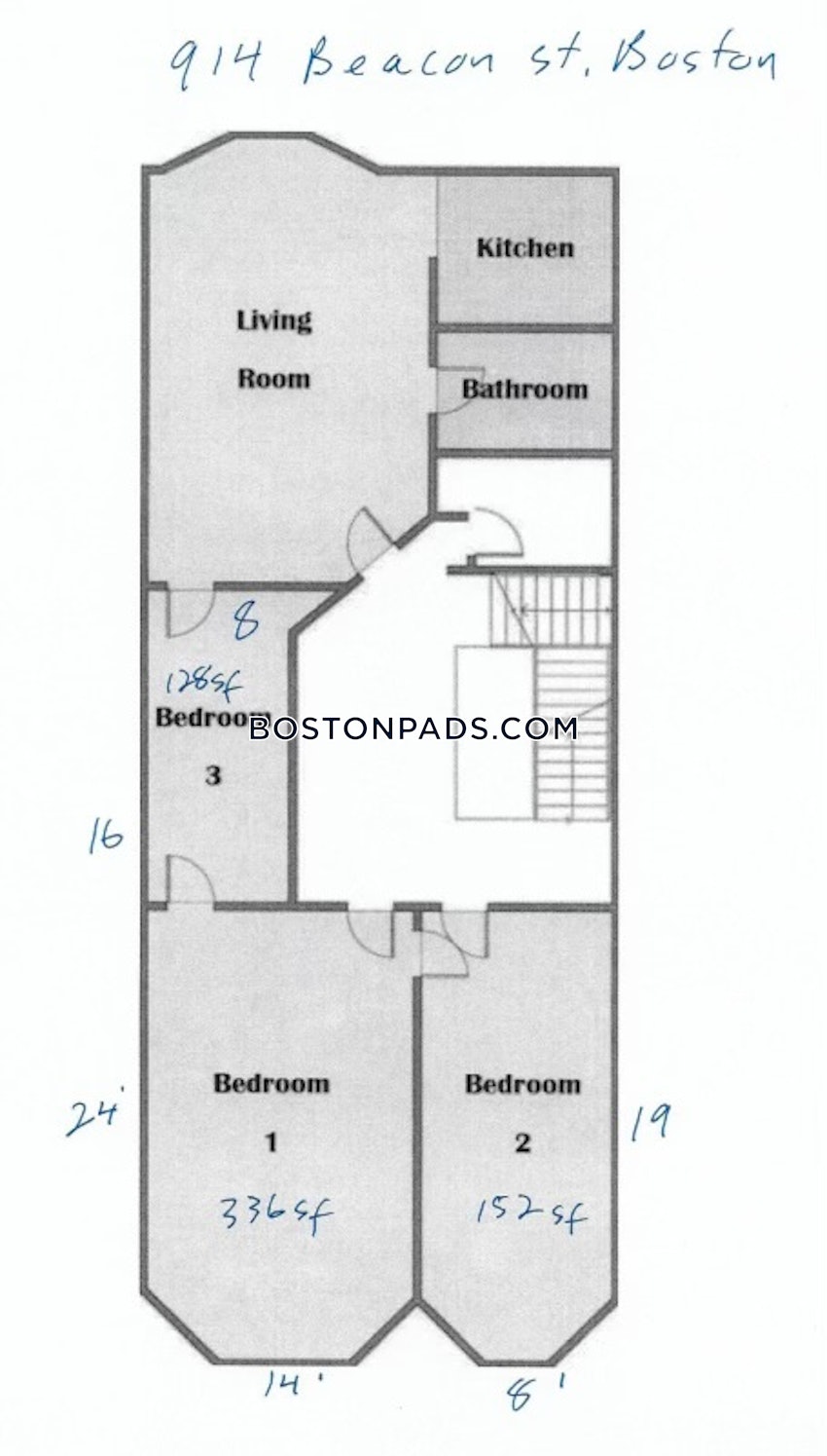 BOSTON - FENWAY/KENMORE - 3 Beds, 1 Bath - Image 20