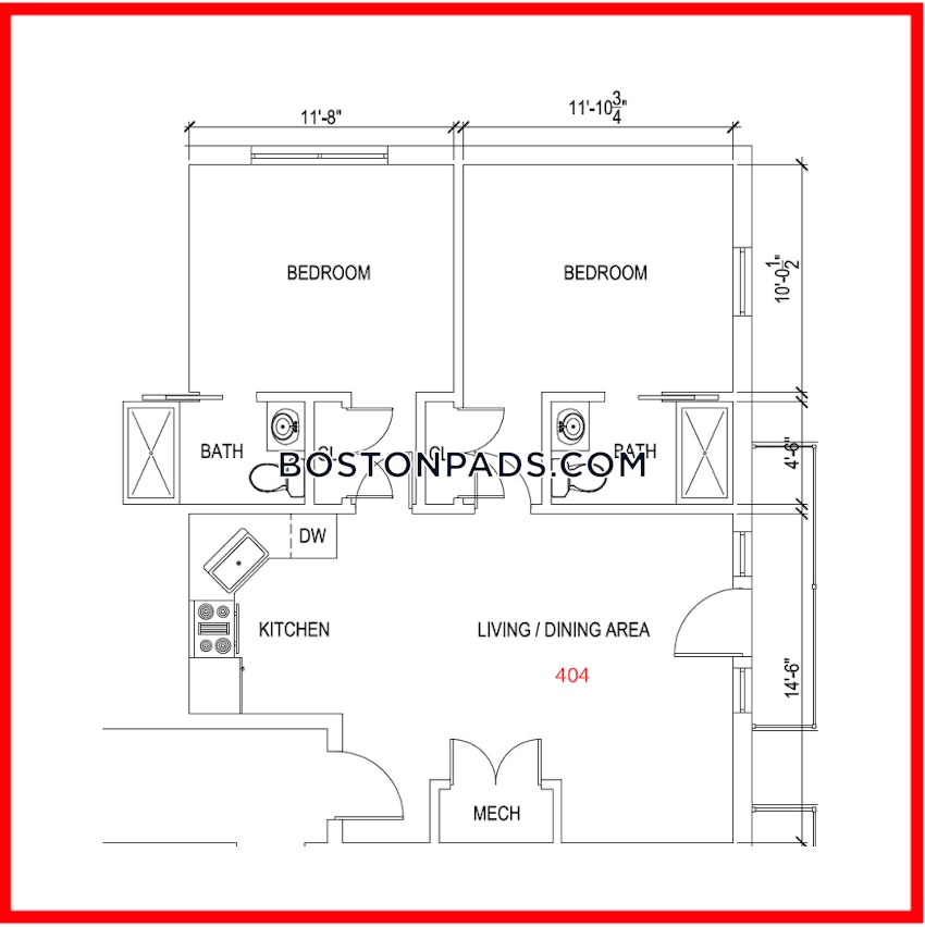 BOSTON - DORCHESTER/SOUTH BOSTON BORDER - 2 Beds, 2 Baths - Image 21