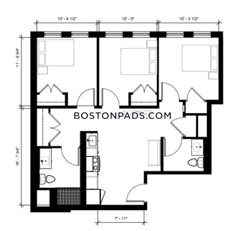 BOSTON - FENWAY/KENMORE - 3 Beds, 1.5 Baths - Image 5