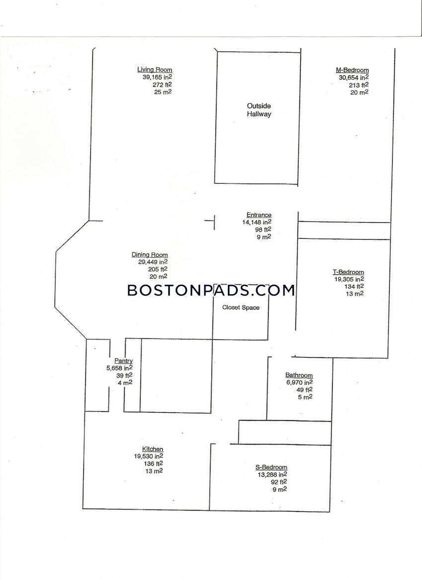 BROOKLINE- BOSTON UNIVERSITY - 3 Beds, 1 Bath - Image 21