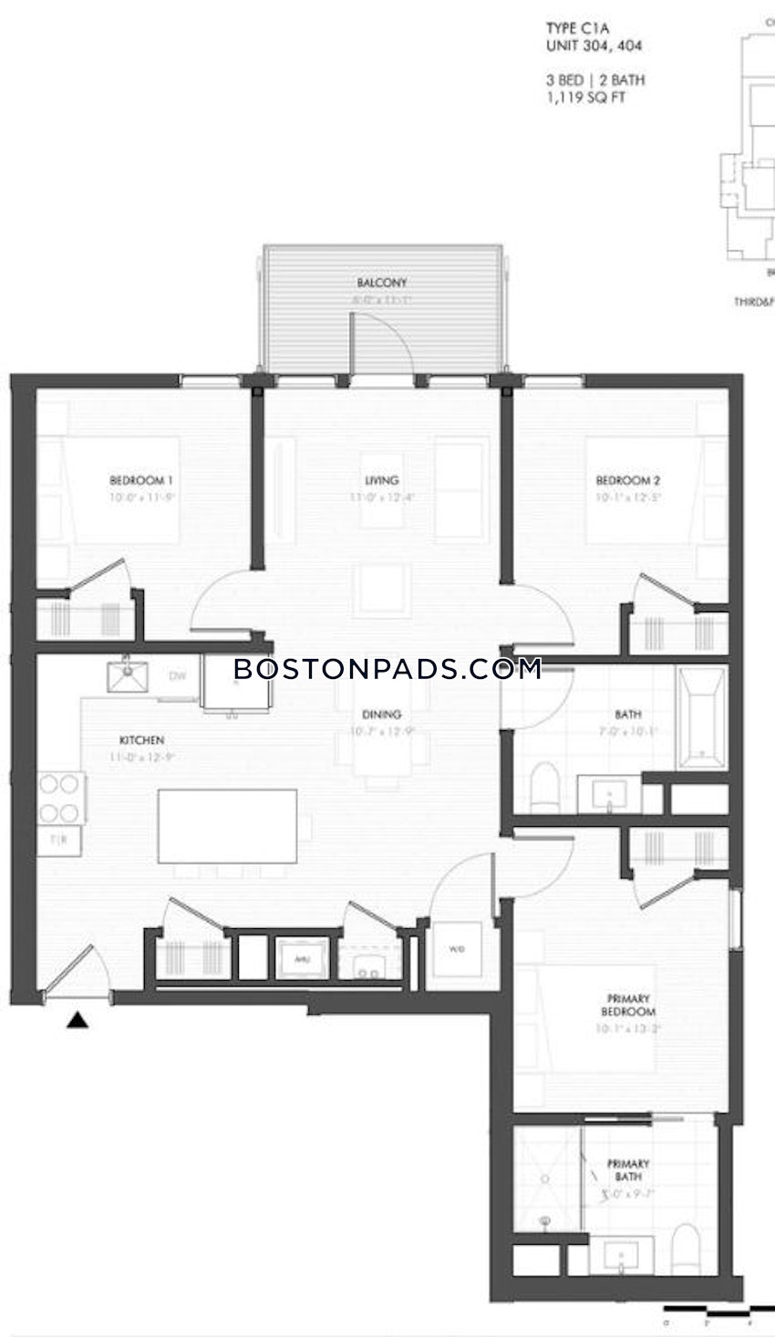 BOSTON - EAST BOSTON - BREMEN ST. PARK/AIRPORT STATION - 3 Beds, 2 Baths - Image 6