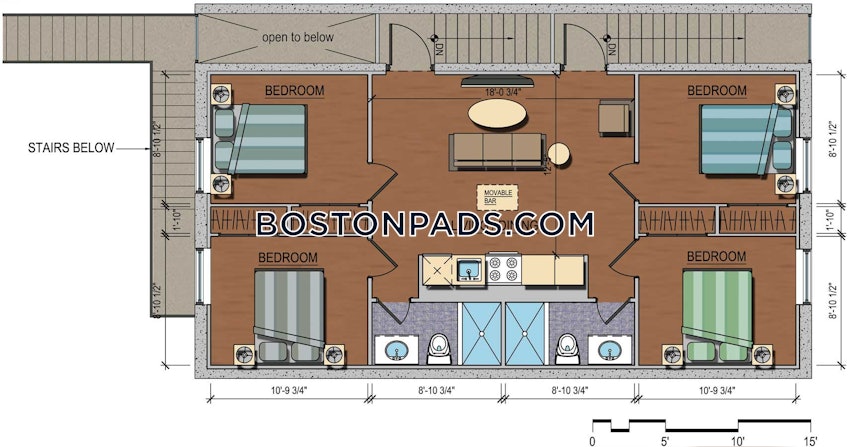 BOSTON - SOUTH END - 4 Beds, 2 Baths - Image 2