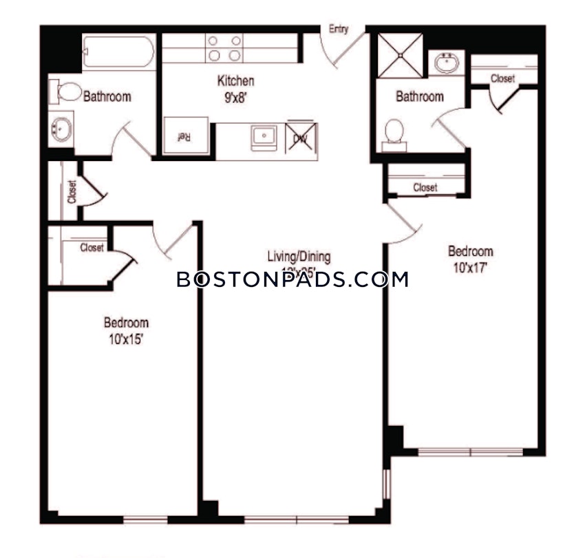 BOSTON - SOUTH END - 2 Beds, 2 Baths - Image 9