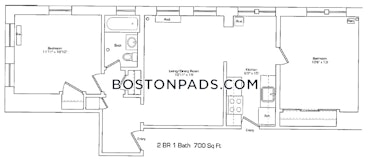 Boston - 1 Beds, 1 Baths