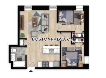 Boston - 2 Beds, 1 Baths