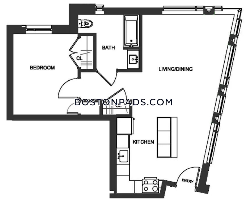 BOSTON - SOUTH END - 1 Bed, 1 Bath - Image 12