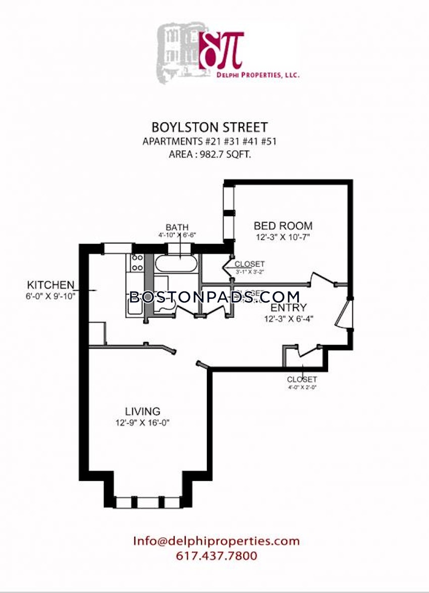 BOSTON - FENWAY/KENMORE - 1 Bed, 1 Bath - Image 3