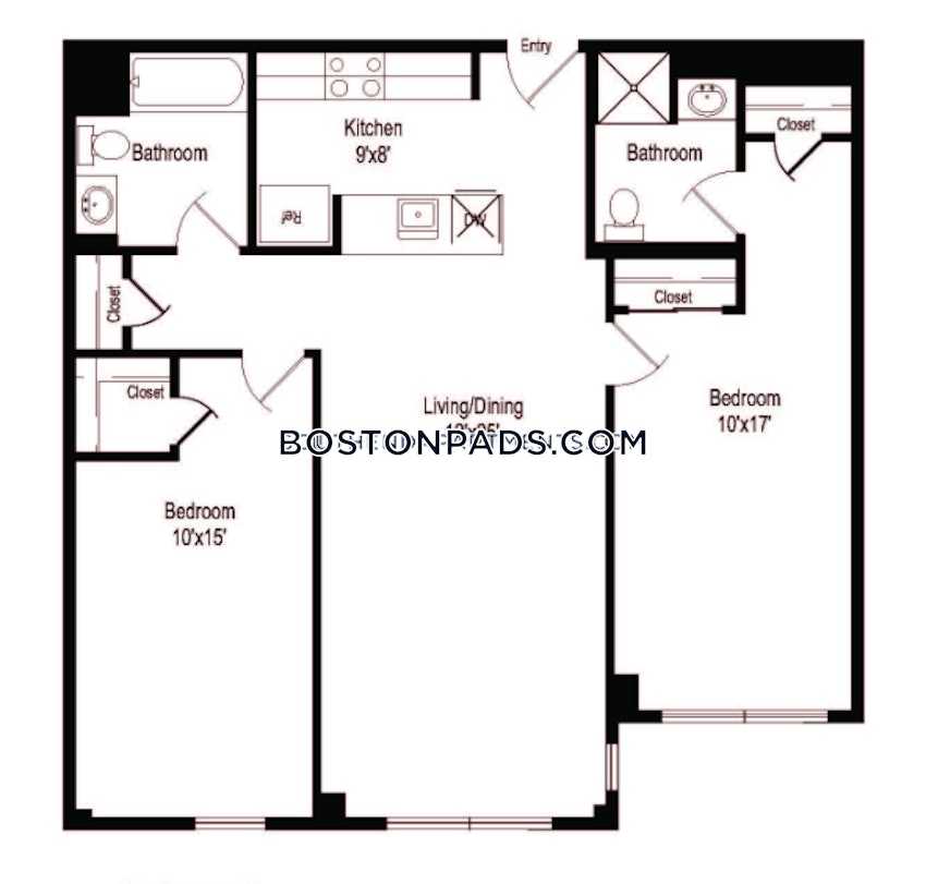 BOSTON - SOUTH END - 2 Beds, 2 Baths - Image 8