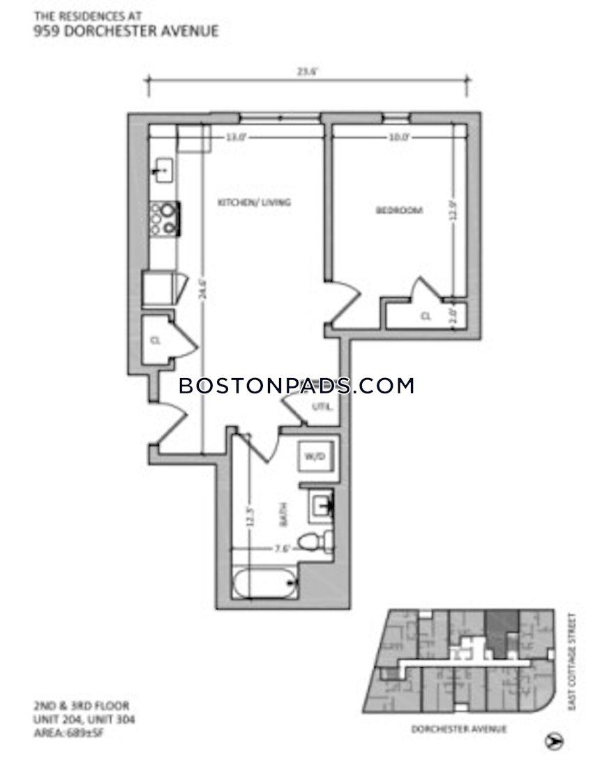 BOSTON - DORCHESTER - SAVIN HILL - 1 Bed, 1 Bath - Image 3