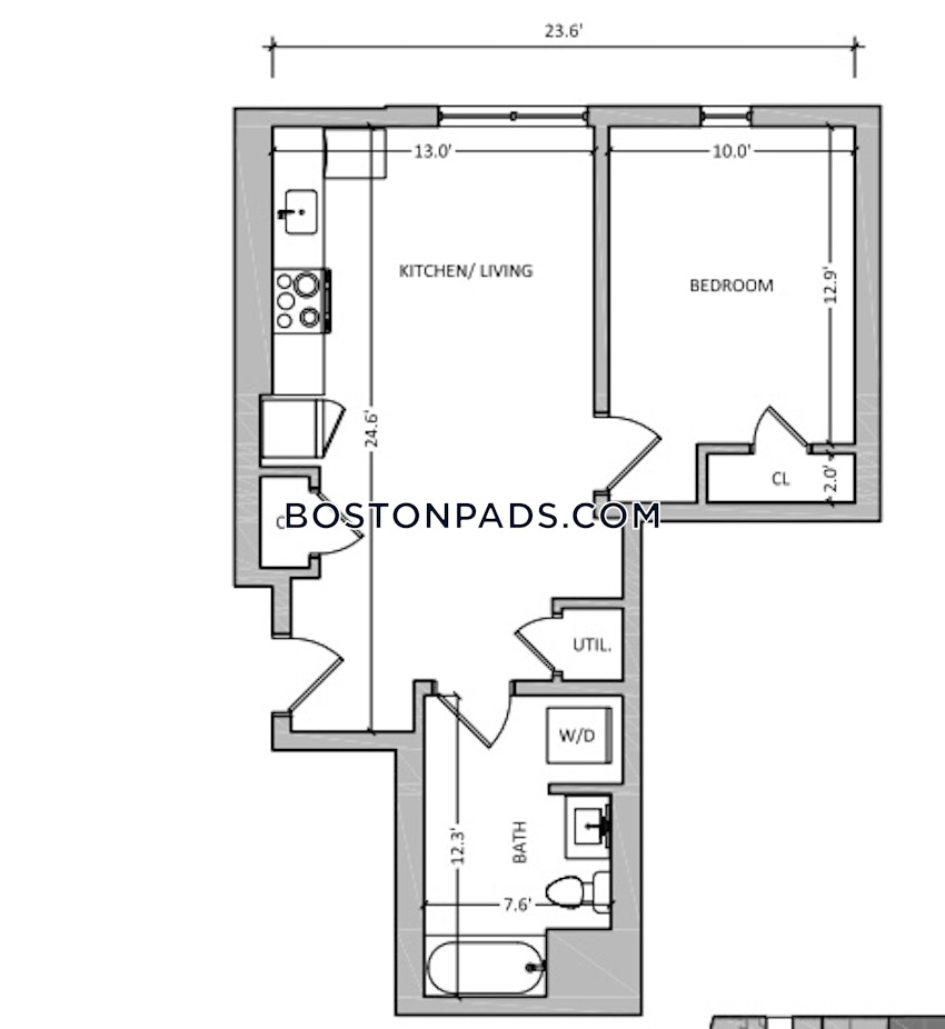 BOSTON - DORCHESTER - SAVIN HILL - 1 Bed, 1 Bath - Image 12