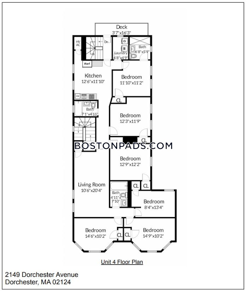 BOSTON - DORCHESTER - ASHMONT - 6 Beds, 3 Baths - Image 11