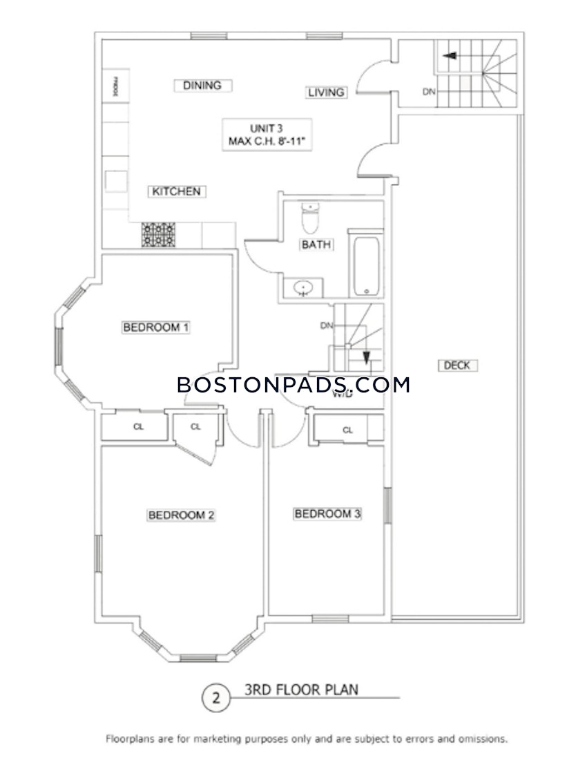 BOSTON - JAMAICA PLAIN - HYDE SQUARE - 3 Beds, 1 Bath - Image 16