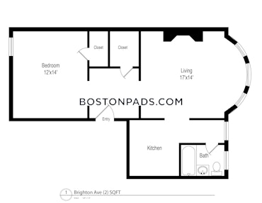 Boston - 1 Beds, 1 Baths