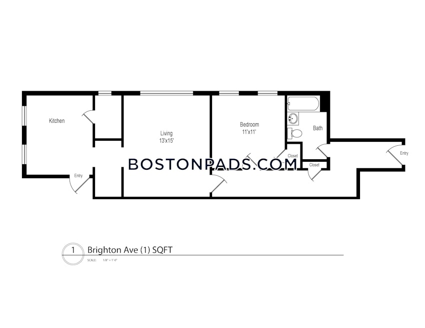 BOSTON - ALLSTON - 1 Bed, 1 Bath - Image 8