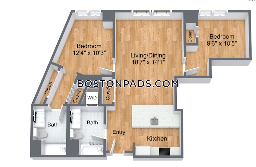 BROOKLINE - CHESTNUT HILL - 2 Beds, 2 Baths - Image 7