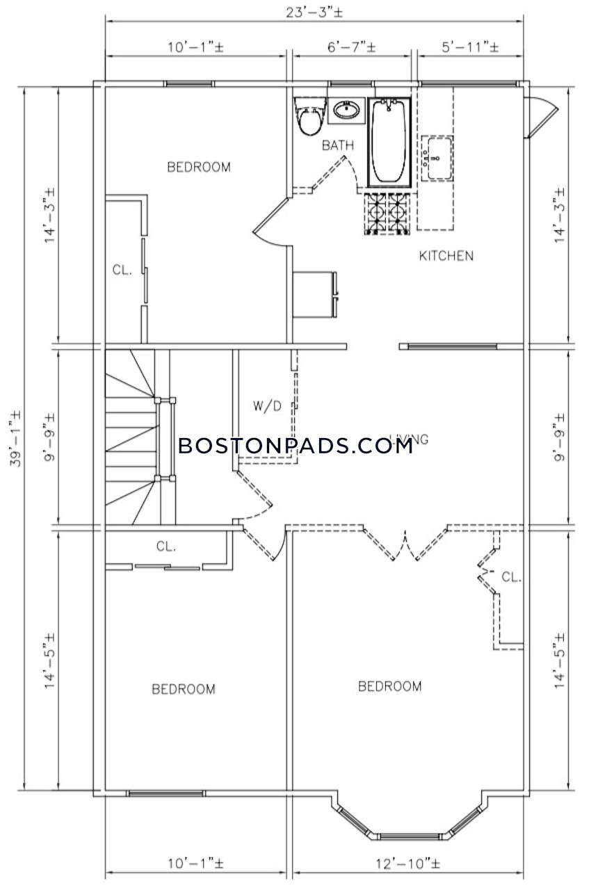 BOSTON - SOUTH BOSTON - WEST SIDE - 3 Beds, 1 Bath - Image 57