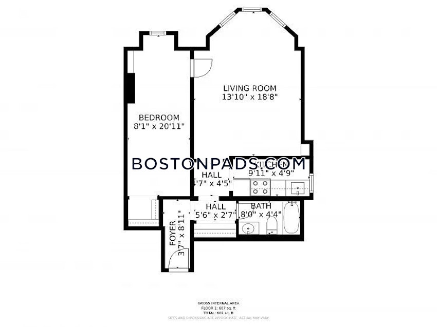 BOSTON - BACK BAY - 1 Bed, 1 Bath - Image 3