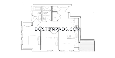 Boston - 2 Beds, 2 Baths