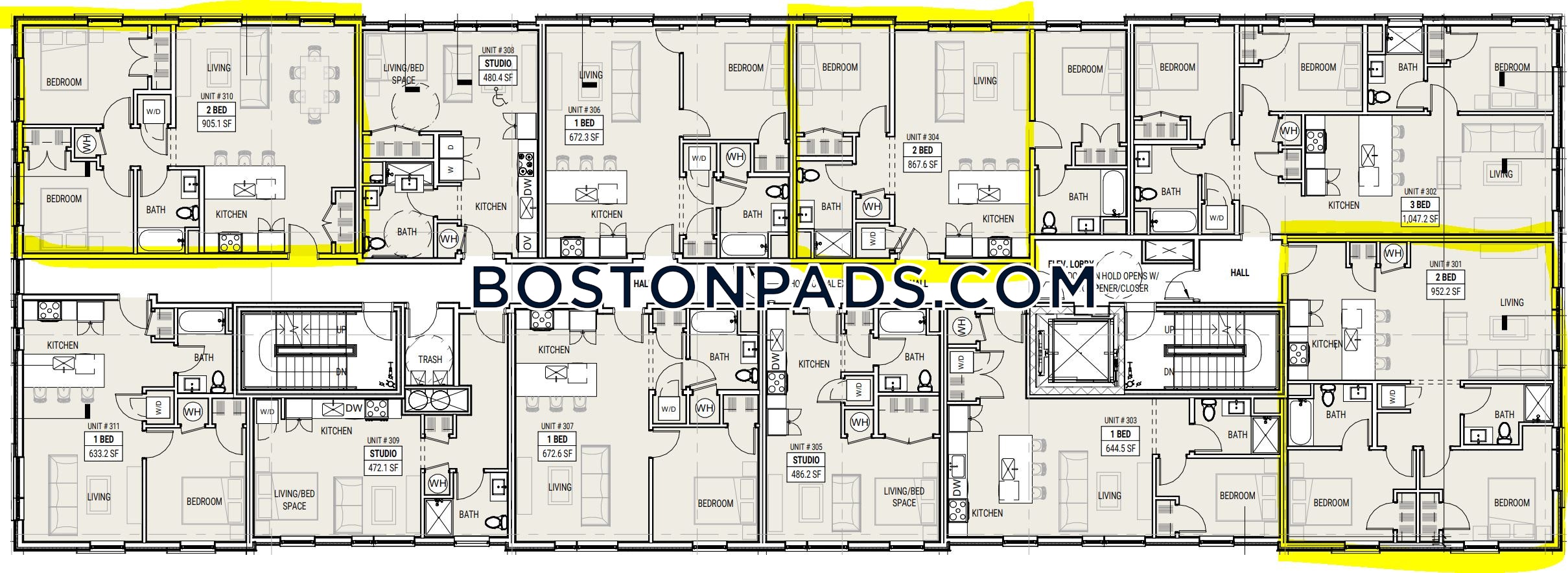 Boston - 2 Beds, 1 Baths