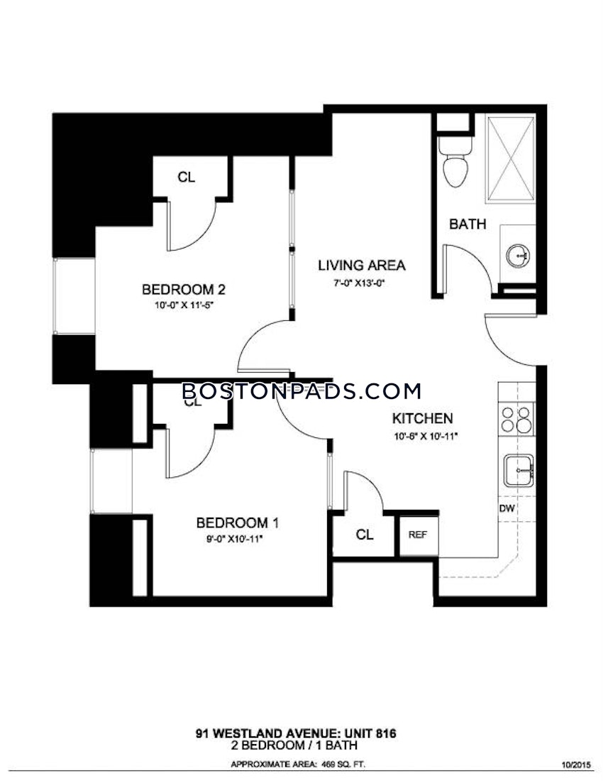 BOSTON - FENWAY/KENMORE - 2 Beds, 1 Bath - Image 11