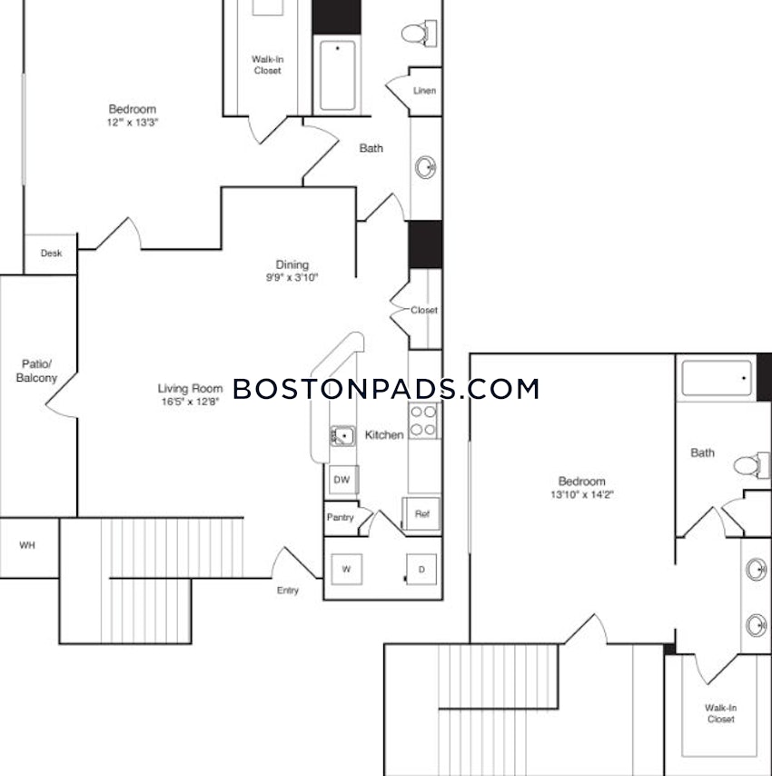 BRAINTREE - 2 Beds, 2 Baths - Image 11