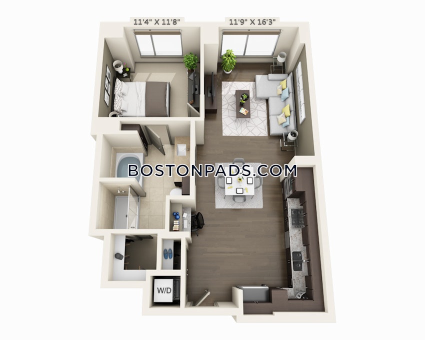BOSTON - SEAPORT/WATERFRONT - 1 Bed, 1 Bath - Image 51