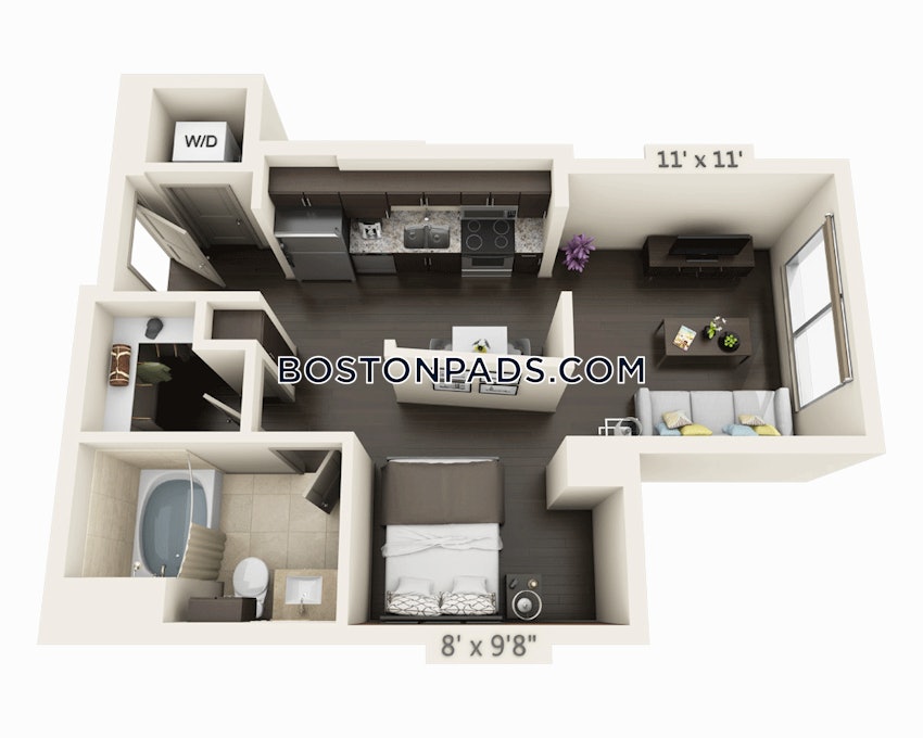 BOSTON - SEAPORT/WATERFRONT - Studio , 1 Bath - Image 36