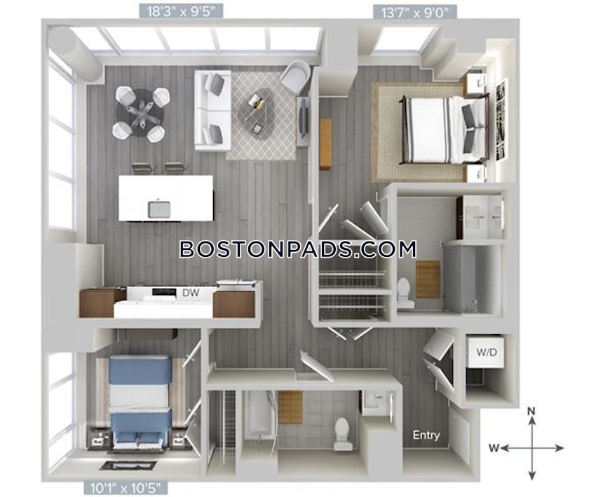 BOSTON - DOWNTOWN - 2 Beds, 2 Baths - Image 63