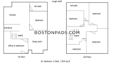 Boston - 5 Beds, 2 Baths