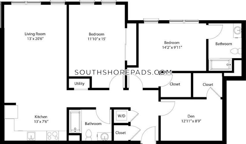 WEYMOUTH - 2 Beds, 2 Baths - Image 10